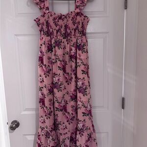 Pink Maternity Dress